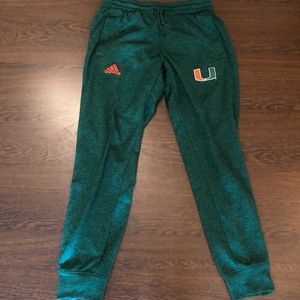 Adidas Miami Hurricanes Joggers